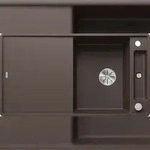 BLANCO GmbH + Co KG BLANCO AXIA III 5 S-F fl&auml;chenb&uuml;ndige Sp&uuml;le SILGRANIT Cafe