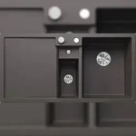 BLANCO GmbH + Co KG BLANCO COLLECTIS 6 S Einbausp&uuml;le, SILGRANIT, Felsgrau, Becken