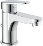 Sch&uuml;tte Waschtischarmatur FUTURA, Wasserhahn Bad mit Zugstange, DVGW zertifiziert.