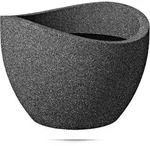 SCHEURICH Pflanzgef&auml;&szlig; Wave Globe 30 x 30 x 22,2 cm, schwarz-granit