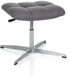 Hocker / Drehstuhl SARANTO Stoff grau hjh OFFICE