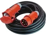BACHMANN Extension 5G2,5mm2 schwarz, H07RN-F CEE 16A rot 400V, 25 m