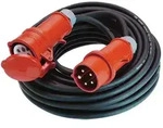 BACHMANN Extension 5G1,5mm2 schwarz, H07RN-F CEE 16A rot 400V, 5 m