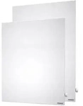 VASNER Konvi VE Wei&szlig; Hybridheizung vertikal 1200 Watt mit Thermostat, Hybrid Technik