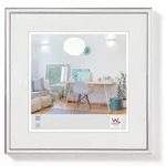 walther + design Lifestyle Kunststoff Bilderrahmen 20x20 cm SILBER