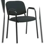 CLP Stapelstuhl Ken Pro Stoff Stoff HBT: 79x53x55 cm schwarz