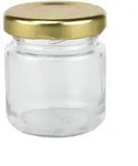 200er Set Sturzglas 53 ml To 43 goldener Deckel incl. Diamant Gelierzauber...