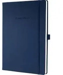 Sigel Conceptum A4 Gebunden Midnight Blue Hardcover-Notizbuch Kariert 97 Blatt