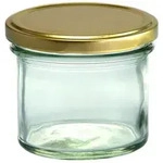 100er Set Sturzglas 125 ml Marmeladenglas Einmachglas Einweckglas To 66 goldener
