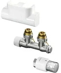 Oventrop Thermostat-Set Multiblock-T Eckform, wei&szlig;
