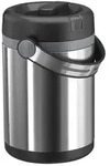 EMSA MOBILITY Thermosflasche 1,7 l Anthrazit, Schwarz, Edelstahl
