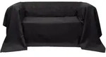 vidaXL Micro-Suede Sofa&uuml;berwurf Tagesdecke Anthrazit 140 x 210 cm