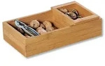 KESPER Nussschale, eckig, Bambus, FSC 7.5x30x16cm