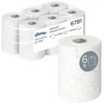 Kleenex Ultra Slimroll Papierhandt&uuml;cher Gerollt Wei&szlig; 2-lagig 100 m 6781 6 Rollen