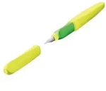 Pelikan F&uuml;llhalter Twist Feder M neon gelb, inkl. Tintenpatrone