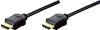 Digitus HDMI Standard Anschlusskabel, Typ A SSt/St, 2.0m, m/Ethernet, Full HD, gold,