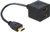 Delock Video- / Audio-Adapter HDMI 19-polig M W 20 cm