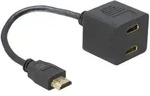 Delock Video- / Audio-Adapter HDMI 19-polig M W 20 cm