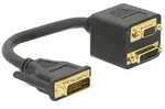 Delock VGA-Adapter DVI-I M HD-15 W 20 cm