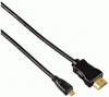 Hama HDMI 0.5m HDMI-Kabel 0,5 m HDMI Typ A (Standard) HDMI Typ D (Mikrofon) Schwarz