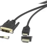 Renkforce HDMI zu DVI 18+1pol. Anschlusskabel 1,8 m