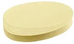 Franken UMZ111904 Moderationskarte - Oval, 190 x 110 mm, gelb, 500 St&uuml;ck