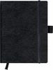 Notizbuch Classic tablet kariert schwarz, 96 Blatt, 80 g, Gummizug