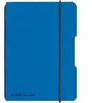 herlitz Notizheft my.book flex PP A6 40 Blatt kariert blau