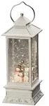 Konstsmide LED Wasserlaterne, "Schneem&auml;nner", wei&szlig;, wassergef&uuml;llt, 5h Timer, 1