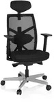 B&uuml;rostuhl / Drehstuhl BELLAC Stoff schwarz hjh OFFICE