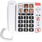 SwissVoice Xtra 1110 Schnurgebundenes Seniorentelefon Foto-Tasten, Freisprechen,