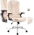 CLP B&uuml;rostuhl Thor Stoff Stoff HBT: 113x69,5x78 cm creme