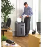 Fellowes Aktenvernichter 225Si Streifenschnitt 5,8mm schwarz/silber
