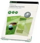 Leitz iLAM Premium Laminierfolien DIN A3 Gl&auml;nzend 80 Mikron (2 x 80) Transparent 100