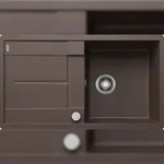 BLANCO GmbH + Co KG BLANCO METRA 5 S-F fl&auml;chenb&uuml;ndige Sp&uuml;le, SILGRANIT, Cafe,