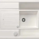 BLANCO GmbH + Co KG BLANCO ZIA XL 6 S Einbausp&uuml;le SILGRANIT wei&szlig; ab 60 cm Excenter