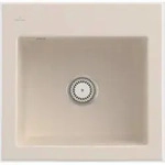 Villeroy & Boch Villeroy&Boch Sp&uuml;lbecken, K&uuml;chensp&uuml;le Subway 50 S Ivory 525x510mm,