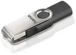 Hama USB-Stick FlashPen Rotate 00090891 8GB USB2.0 schwarz/silber