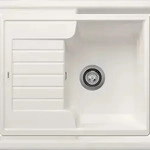 BLANCO GmbH + Co KG BLANCO ZIA 40 S Sp&uuml;le, Becken wei&szlig; Einbau von oben ab 40 cm