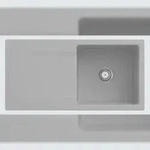 Villeroy & Boch Villeroy&Boch Rechteckiges Sp&uuml;lbecken, K&uuml;chensp&uuml;le Siluet 60 Steam