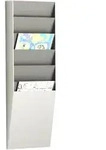 Paperflow Wand-Sortiertafel V 6F A4V1X6.02 DIN A4 grau