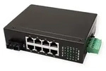 ROLINE Industrie Switch 7x RJ-45, 1x SC, unmanaged