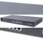 Intellinet 16-Port Gigabit Ethernet PoE+ Web-Managed Switch mit 2 SFP-Ports, IEEE