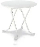 BEST Scherenklapptisch rund 80cm weiss 26528000