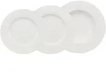 Villeroy & Boch Wonderful World White Teller-Set 12-teilig