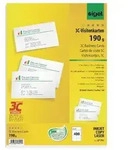 Sigel Visitenkarten 190 g/m2 Wei&szlig; 40 Blatt &agrave; 10 St&uuml;ck
