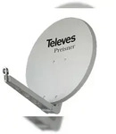 Televes S75QSD-W Satellitenantenne 10,7 - 12,75 GHz Wei&szlig;