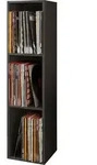 VCM CD / DVD Media Regal Platto Schwarz H. 107 x B. 34 x T. 30 cm