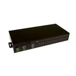 EXSYS EX-1116HMVS 16 Port USB 3.2 Gen1 HUB inkl. Din-Rail Kit Surge Protection