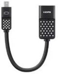 Belkin Mini DisplayPort/HDMI 0,127 m Schwarz